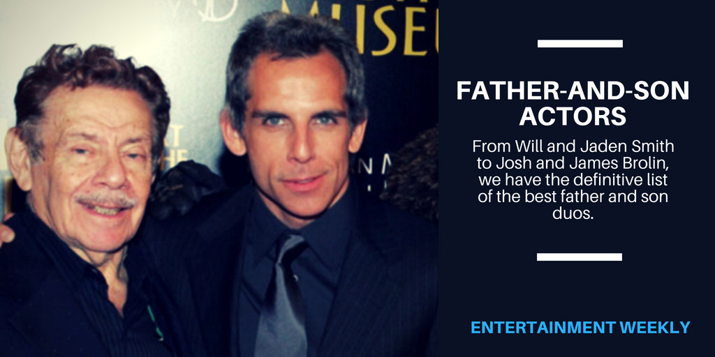 40-plus father-and-son actors - Entertainment Weekly