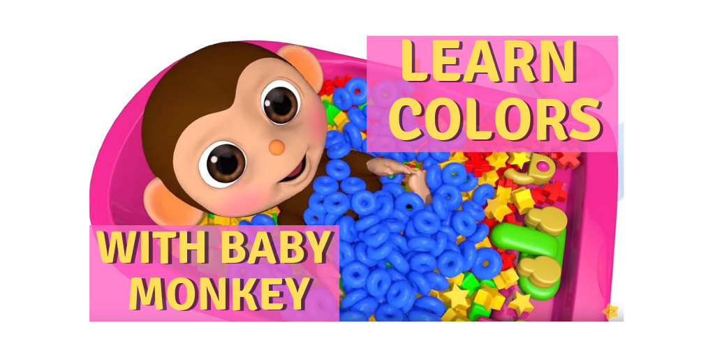 Learn Colors with Baby Monkey and Bunny Mold Bath Time Finger Family Song for Kids Children - ABC Kids TV
