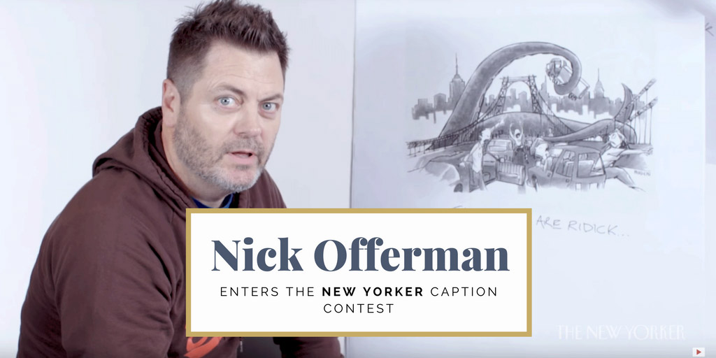 Nick Offerman Enters The New Yorker Caption Contest - The New Yorker